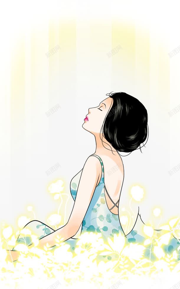 手绘人物png免抠素材_新图网 https://ixintu.com 东方美人 丽人 人物 佳丽 卡通 女人 女士 女子 手绘 打扮 模特 淡彩 漫画 穿着 绘画人物