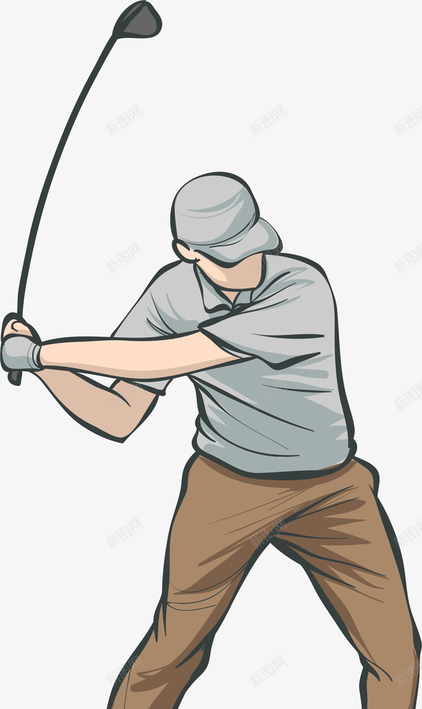 卡通高尔夫培训人物插画png免抠素材_新图网 https://ixintu.com 体育 打高尔夫 打高尔夫人物 活动 运动 锻炼 高尔夫培训
