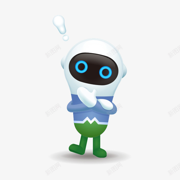 会思考的机器人png免抠素材_新图网 https://ixintu.com 思考 机器人 讨论 问题