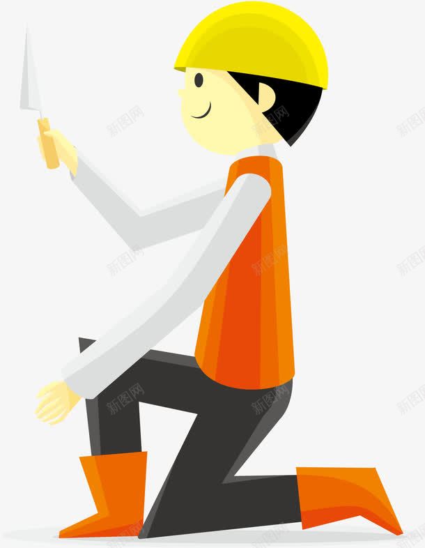 油漆工粉刷匠矢量图eps免抠素材_新图网 https://ixintu.com 安全帽 工人 工作 工具 建设 施工 油漆工 男人 粉刷匠 职业 矢量图