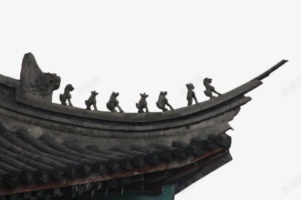 飞檐神兽png免抠素材_新图网 https://ixintu.com 中国风 中式 中式老房子 传统 古建筑 古房子 屋脊 建筑 石雕 神兽 艺术 装饰 飞檐