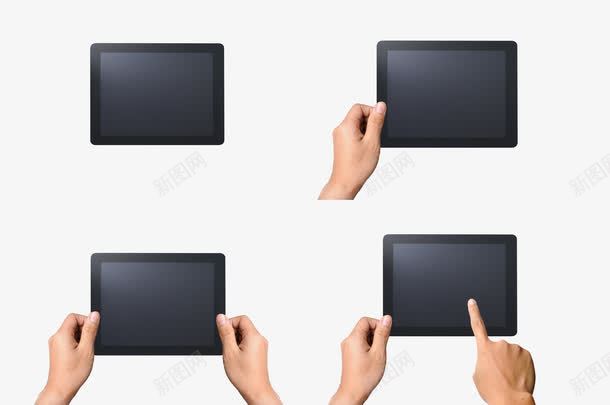 手拿ipadpng免抠素材_新图网 https://ixintu.com ipad 产物实物 平板电脑 显示屏
