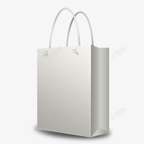 纸兜png_新图网 https://ixintu.com 产品包装 产品包装盒 包装产品 包装产品模型 包装样式 简单的产品包装 精致的产品包装 纸质包装 袋子包装 银色纸兜包装装饰