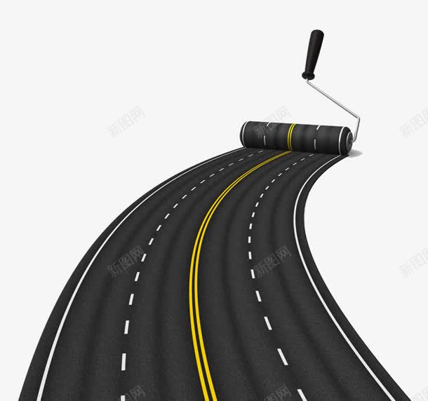 卡通高速公路png免抠素材_新图网 https://ixintu.com 卡通 图片 扁平化高速公路 高速公路