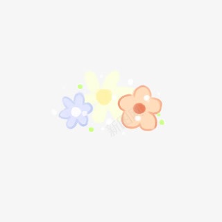 卡通小白花图标png_新图网 https://ixintu.com 卡通 图标 小白花