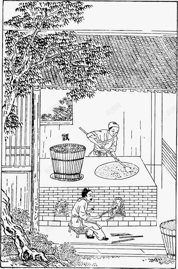 古代街道一角png免抠素材_新图网 https://ixintu.com 买卖 农民劳作 劳作 古代人物 古代商铺街景 古代生活 古代街道 古代集市 集市