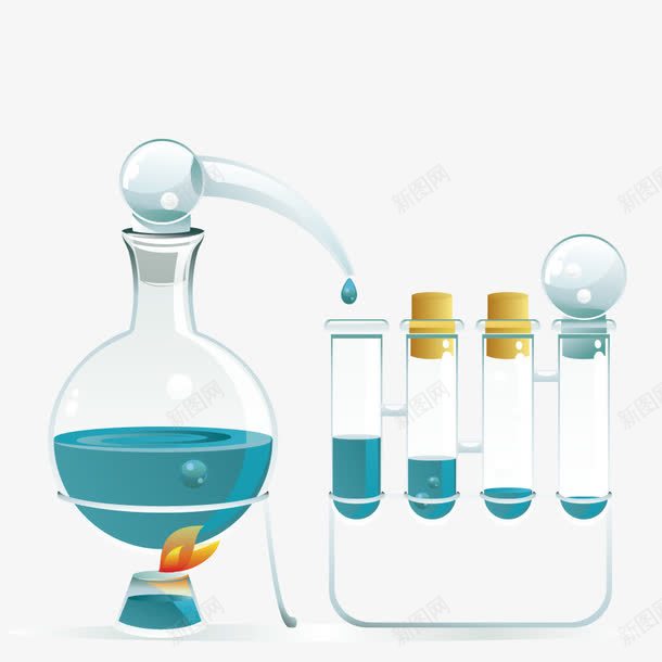 实验器材矢量图eps免抠素材_新图网 https://ixintu.com 化学实验工具 化学研究 医学研究员 教材 模型 矢量图 试管
