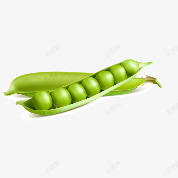 卡通四季豆png免抠素材_新图网 https://ixintu.com PNG图 PNG图下载 创意卡通 卡通 卡通插图 四季豆 插图 立秋 豌豆