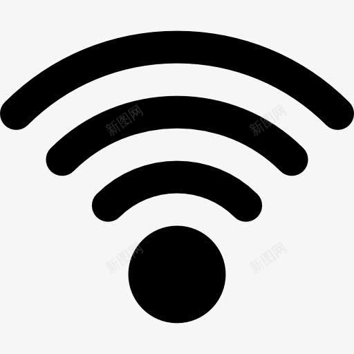 WiFi图标png_新图网 https://ixintu.com WIFI图案 互联网 多媒体 接口 无线WIFI 标志 计算机技术 连接
