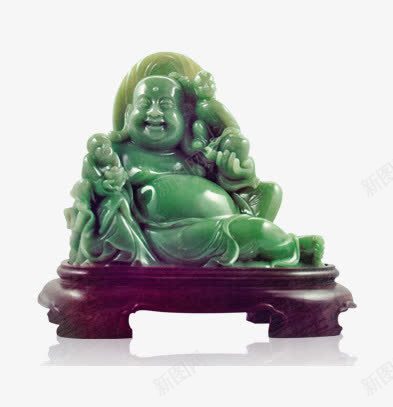 玉佛png免抠素材_新图网 https://ixintu.com 传统物件 摆件图片 玉佛 玉器