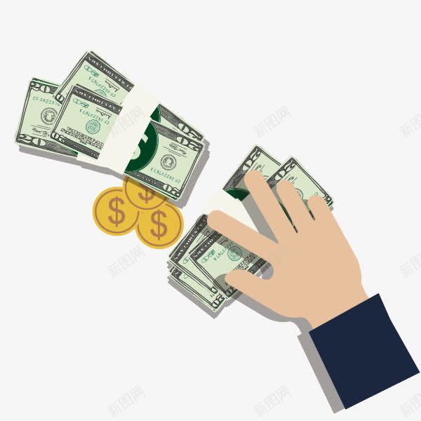 手拿钞票钱币免费矢量图ai免抠素材_新图网 https://ixintu.com 免费下载 免费图片 手拿钞票 纸币 美元 财富 货币 金融 金钱 钞票 钱币 矢量图