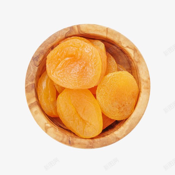 木碗里的干果仁杏干png免抠素材_新图网 https://ixintu.com 干果仁 杏干 果脯 碗 食品 黄色