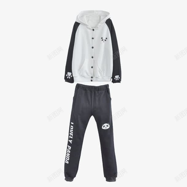 运动服套装png免抠素材_新图网 https://ixintu.com 产品实物 棒球卫衣 运动裤