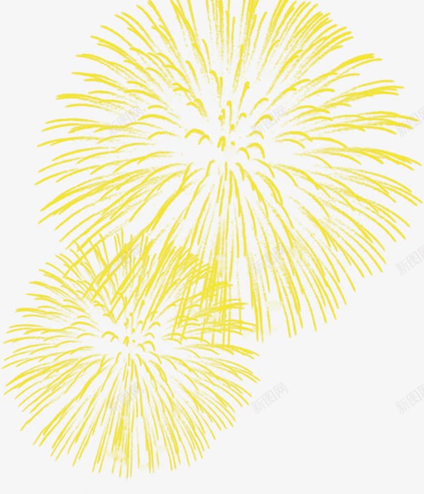 换色烟花新年拜年png免抠素材_新图网 https://ixintu.com 拜年 新年 烟花 素材
