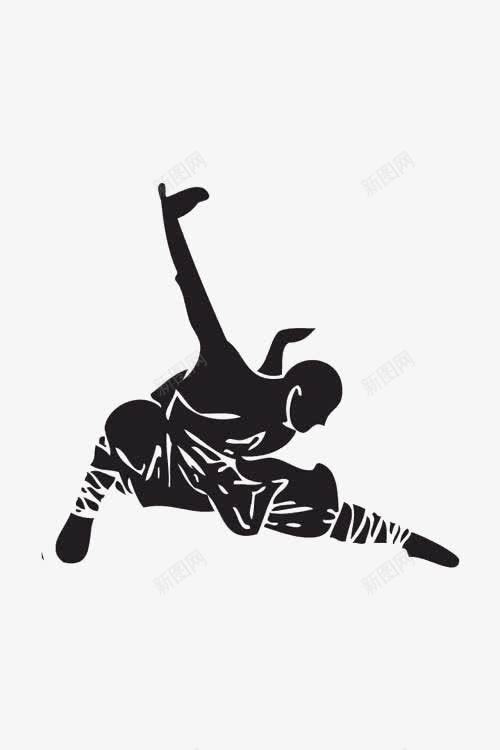 武学动作png免抠素材_新图网 https://ixintu.com 免费png 免费png素材 拳 武功 武功秘籍 男性 黑