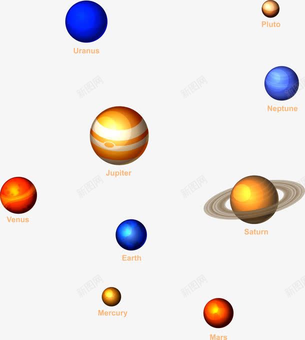 宇宙恒星矢量图ai免抠素材_新图网 https://ixintu.com 九大行星 地球 太阳 宇宙 昗王星 星星 星球 月球 木星 水星 海王星 行星 金星 矢量图