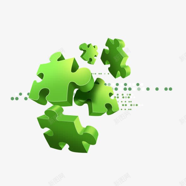 拼图模型psd免抠素材_新图网 https://ixintu.com 3D 开发 拼图 效果 智力 模具 模型 立体