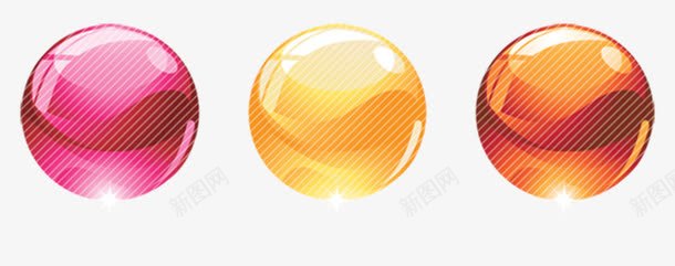 玻璃珠png免抠素材_新图网 https://ixintu.com 圆圈 玻璃珠 玻璃球