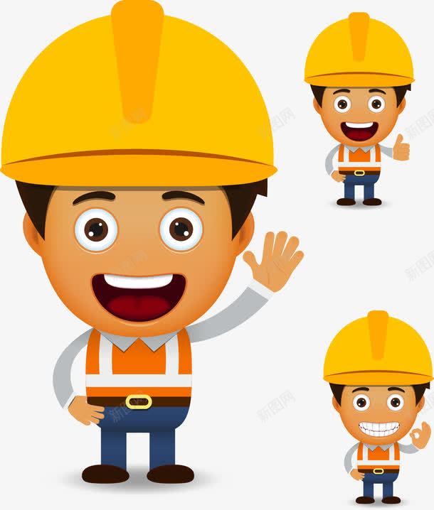 工地工人矢量图ai免抠素材_新图网 https://ixintu.com 农民工 工人 工地 矢量图