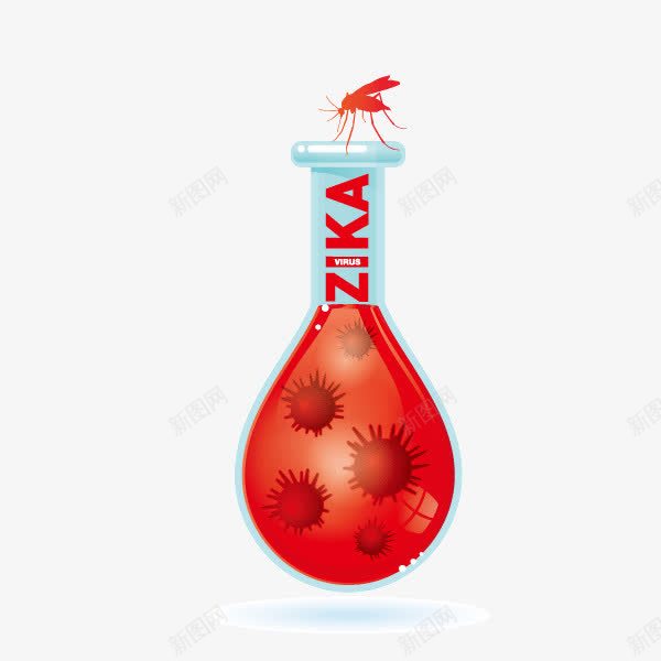 细菌夏天蚊虫细菌瓶png免抠素材_新图网 https://ixintu.com 健康 夏天 细菌 细菌瓶 蚊虫