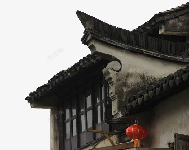 中国古风建筑png免抠素材_新图网 https://ixintu.com 亭台楼阁 历史感 古风 吊檐 建筑 瓦房 阁楼