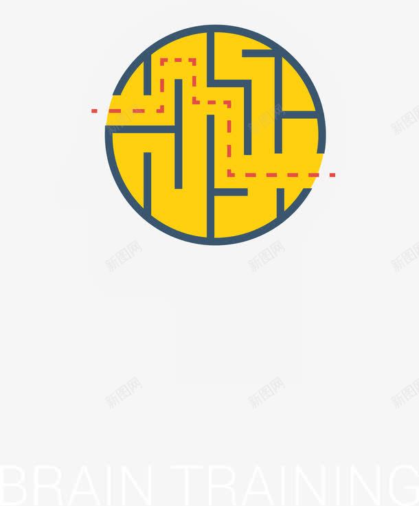 迷宫png免抠素材_新图网 https://ixintu.com 扁平化 曲折 脑白金 迷宫