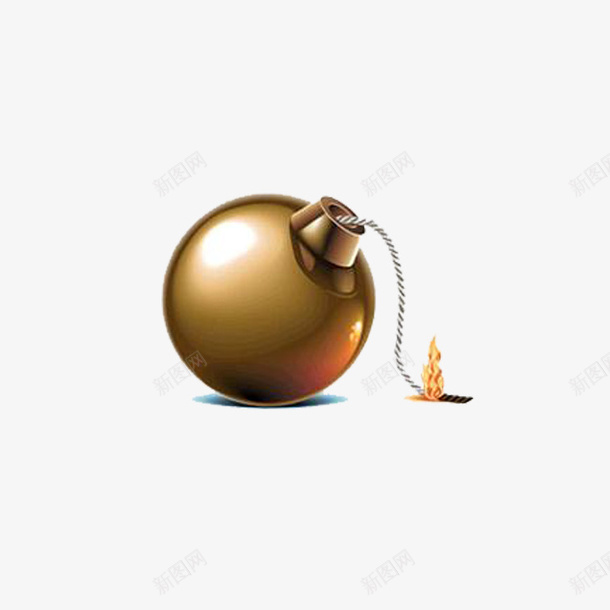 定时炸弹png免抠素材_新图网 https://ixintu.com 动漫 卡通 火药 点燃 绘画