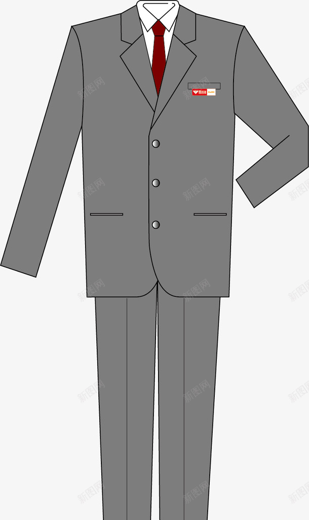 折叠的西装矢量图ai免抠素材_新图网 https://ixintu.com 服装 男士西服 衣服 衣服材质 衣服面料 西服 西服材质 西服面料 西装 西装面料 面料 矢量图