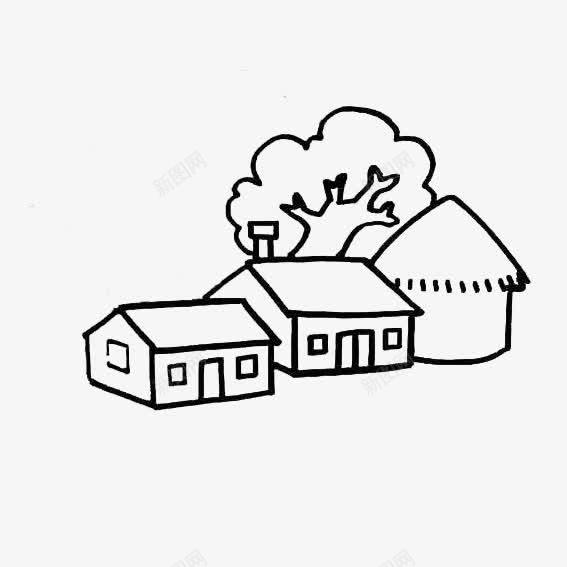 木屋稻草屋田园风简笔画png免抠素材_新图网 https://ixintu.com 卡通木屋 古屋简笔 木屋 森林小木屋 森立木屋 田园简笔画 稻草屋 简笔画建筑 简笔画风景