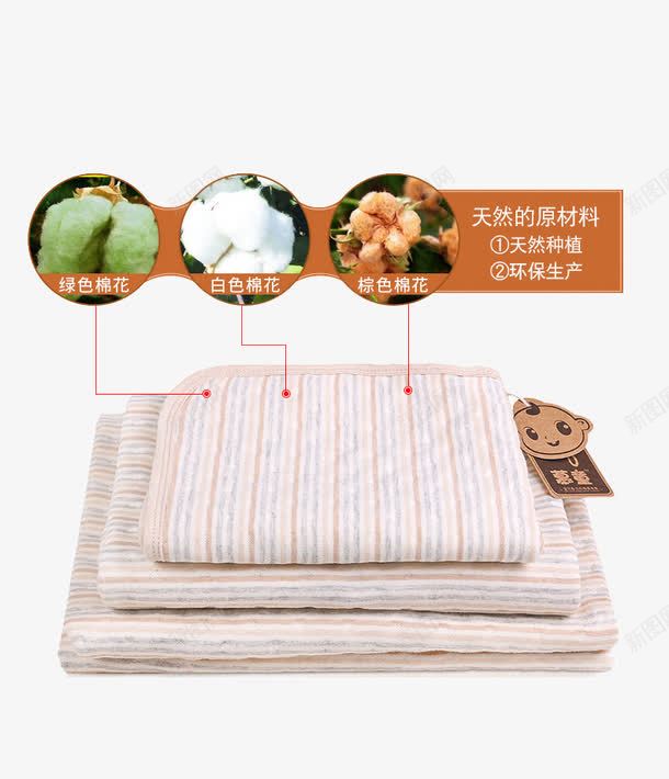 宝宝彩棉隔尿垫png免抠素材_新图网 https://ixintu.com 天然棉花材质 彩棉 彩棉垫子 环保印染