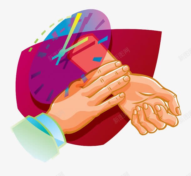 彩色医疗png免抠素材_新图网 https://ixintu.com 切脉 医学 医疗 卡通 把脉