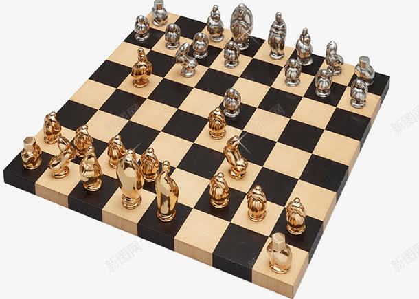 国际象棋和棋盘png免抠素材_新图网 https://ixintu.com 下棋 国际象棋 棋盘 车马王 黑白棋
