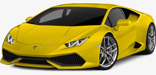 黄色Lamborghinipng免抠素材_新图网 https://ixintu.com 产品实物 代步车 兰博基尼 跑车 黄色车身