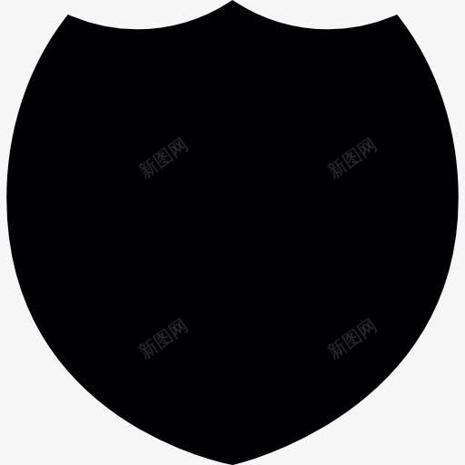 黑色徽章图标png_新图网 https://ixintu.com 剪影 权威 标志 警察 警察徽章
