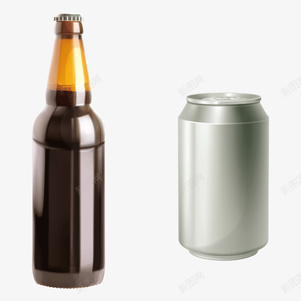 美味啤酒矢量图ai免抠素材_新图网 https://ixintu.com 啤酒 灌装 瓶装 美味 矢量图