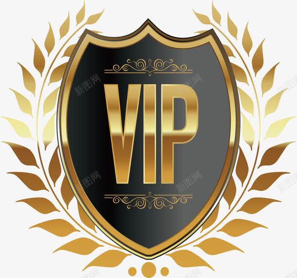 vip元素png免抠素材_新图网 https://ixintu.com png png素材 vip 加会员 卡通 金色