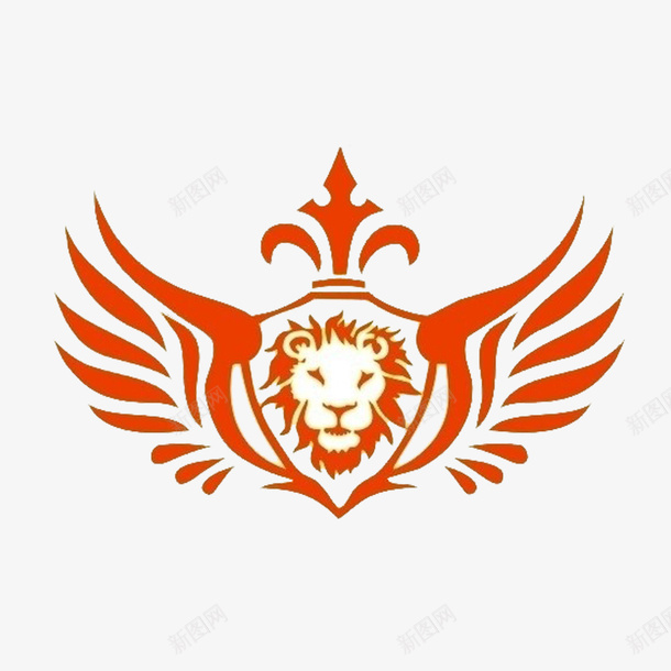 红色雄狮png免抠素材_新图网 https://ixintu.com 体格雄健 威猛 强者 慑人 狮威胜虎 狮子头矢量图 睿智
