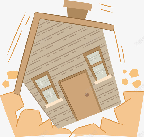 地震倒塌的住宅房屋png免抠素材_新图网 https://ixintu.com 住宅房屋 地震 地震坍塌 房屋 房屋倒塌 矢量png