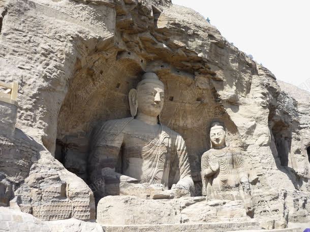 山西大同云冈石窟png免抠素材_新图网 https://ixintu.com 云冈景区 元素 古风景区 名胜古迹 大峡谷风景图 山峡 山谷 旅游风景 景区 森林 著名建筑 风景