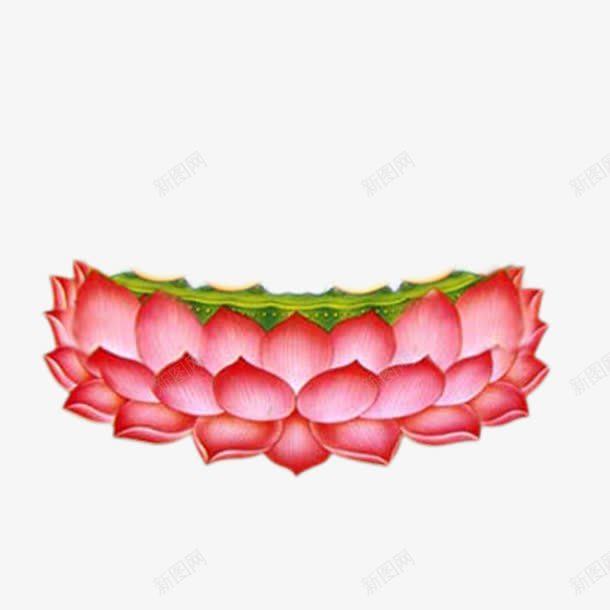 红色莲花底座png免抠素材_新图网 https://ixintu.com 佛像 红色 莲花底座 装饰素材 雕像