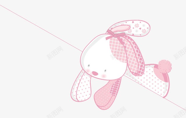 卡通动物png免抠素材_新图网 https://ixintu.com 人偶玩具 兔子 卡通动物 卡通手绘 可爱 装饰