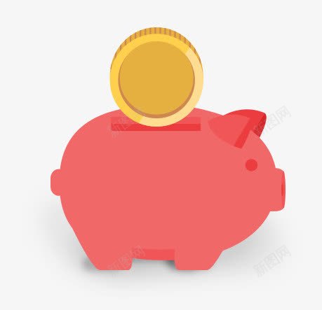 储蓄png免抠素材_新图网 https://ixintu.com 储蓄 卡通 卡通储蓄计划图案 存款 存钱 存钱罐 扁平 猪 金币 金融 金钱