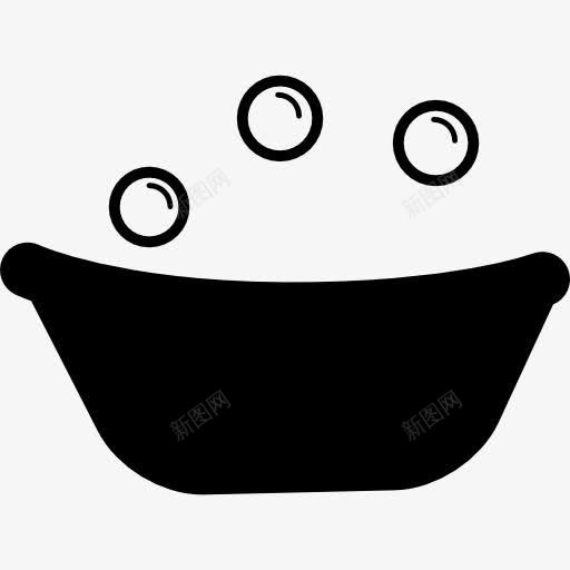 婴儿浴盆肥皂泡图标png_新图网 https://ixintu.com 婴儿浴盆 工具和器具 泡沫 浴缸 浴缸的变体