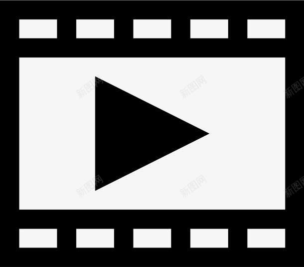 电影播放图案png免抠素材_新图网 https://ixintu.com 图案 暂无视频ico 电影 电影播放器材 视频播放
