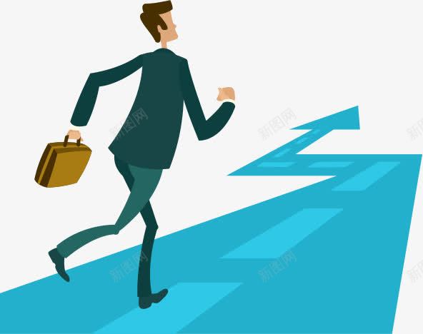 奔跑png免抠素材_新图网 https://ixintu.com 人物 向上 向前冲