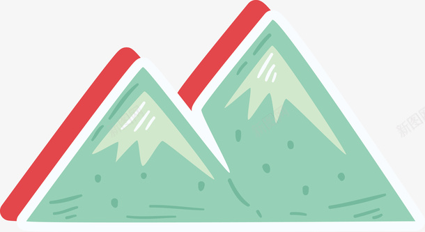 卡通山体图标png_新图网 https://ixintu.com 卡通悬浮山体 卡通高山 图标 山体 山坡 山峰 景观 高山