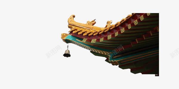 中国风古建筑一角照片装饰png免抠素材_新图网 https://ixintu.com 中国风 古建筑 庄重 铃铛