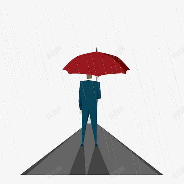扁平风雨天孤单的一个人背影png免抠素材_新图网 https://ixintu.com 一个人 一个人的背影 剪影 孤单 孤单背影 寂寞 扁平风 背影 走路背影 雨天孤单