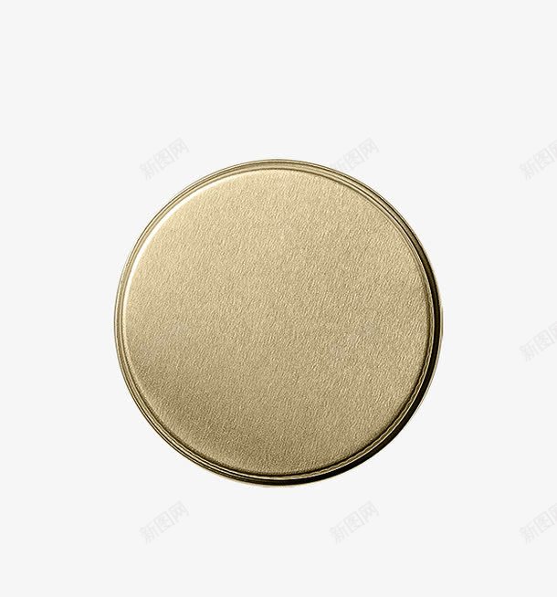 金色磨砂瓶盖俯视图png免抠素材_新图网 https://ixintu.com 圆形 瓶子 瓶盖 磨砂