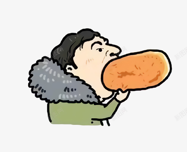 王思聪吃热狗png免抠素材_新图网 https://ixintu.com IG 吃热狗 热狗 王思聪